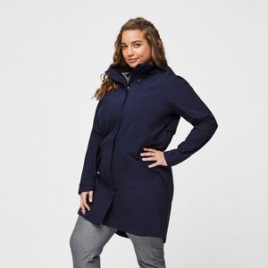 Figs rain storm jacket